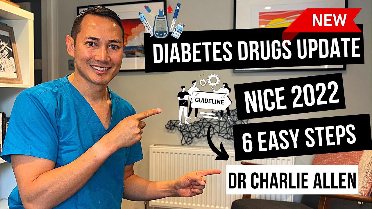 New Type 2 Diabetes Drugs Update from UK NICE guideline 2022 in 6 easy Steps