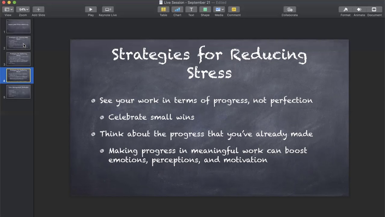 Career Development 5.3.1 Dealing with Stress
