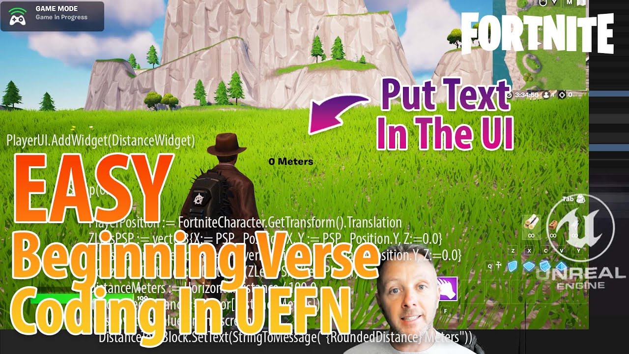 Простой старт с кодированием стихов UEFN для Fortnite Creative