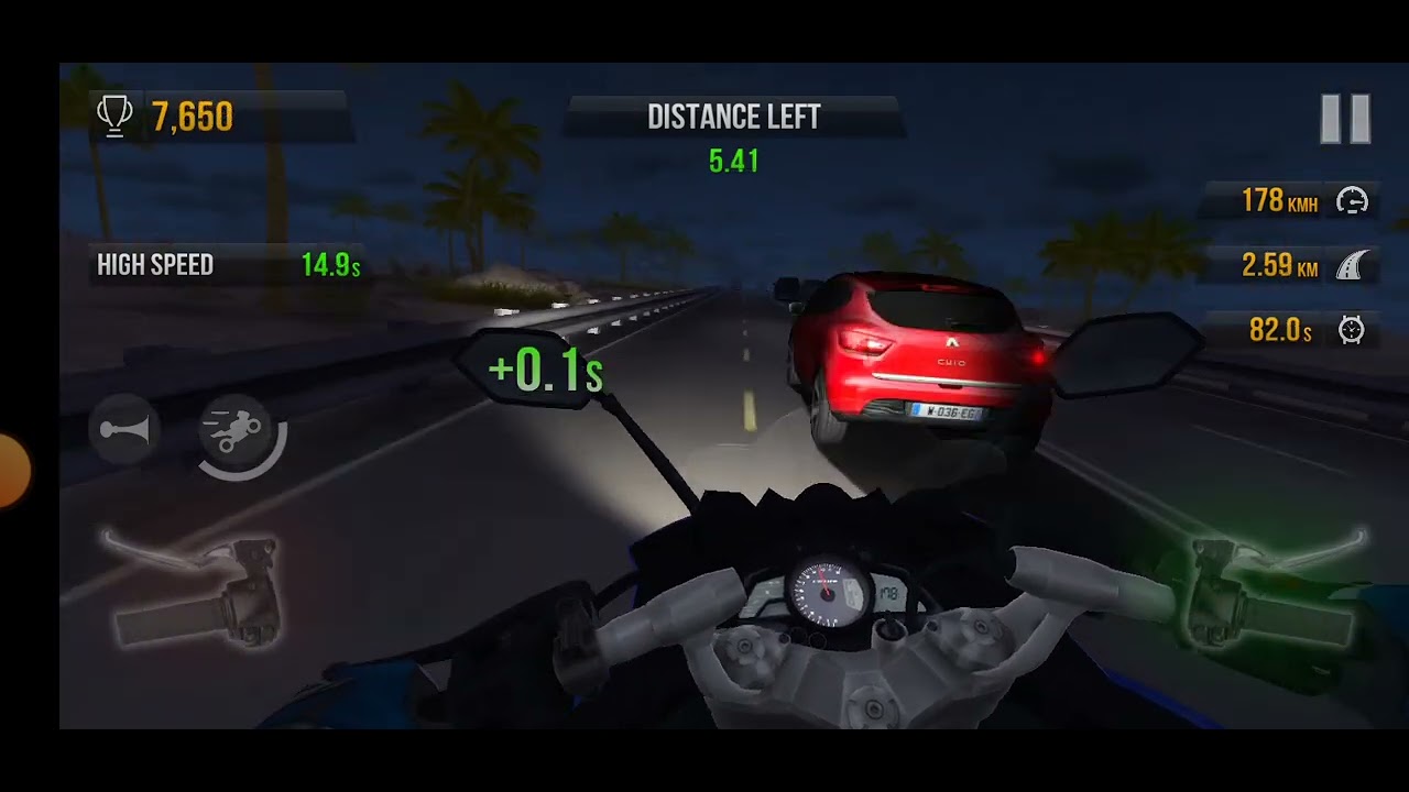 Rider Taffic game| Two level complet| overtakes left 8km beki| full stage good game