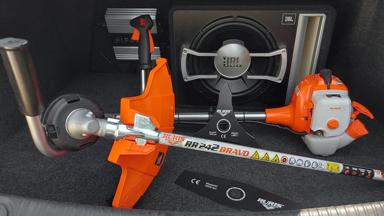 MOTOCOASA DIN PORTBAGAJ. MOTOCOASĂ RURIS RR242 BRAVO. UNBOXING, MONTAJ, TEST ŞI IMPRESII