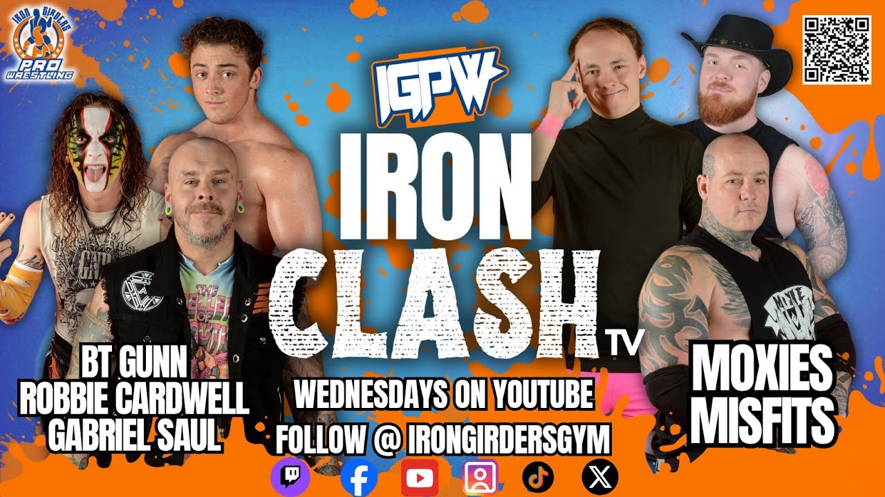 IGPW Iron Clash TV | BT Gunn vs Big Mick | Robbie Cardwell & Gabriel Saul v Kingston & Malone