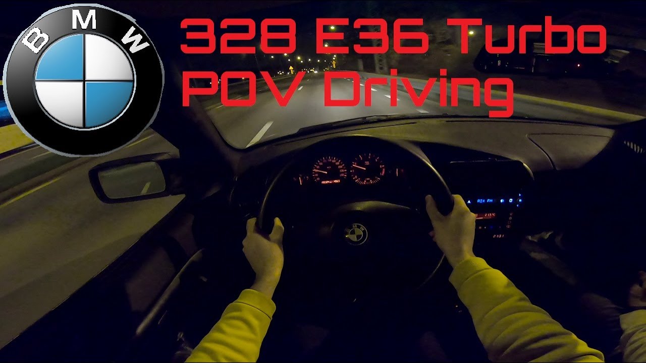 BMW 328 E36 Turbo - POV Driving
