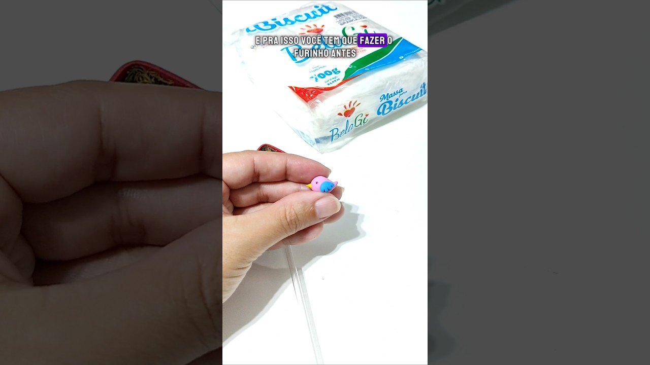 passarinho de biscuit #artesanato #diy #decoracaocriativa