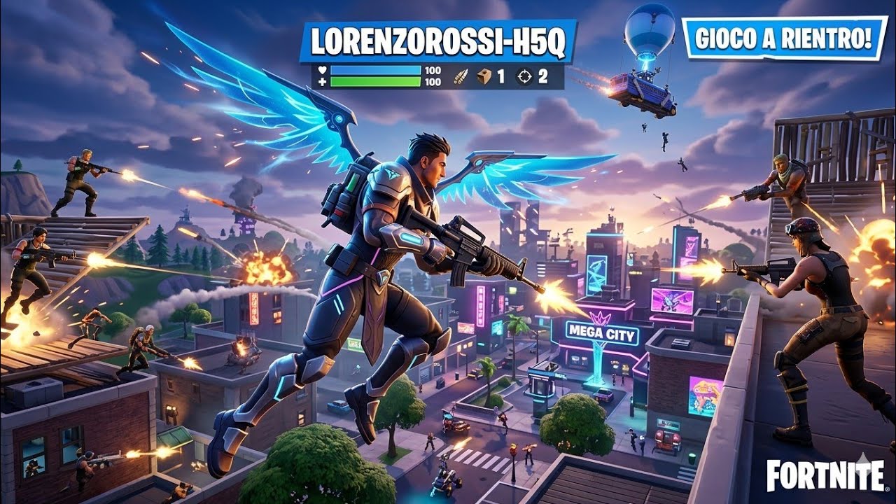 Fortnite gioco a rientro con @lorenzorossi-h5q  #fortnite #Franc8o #epicgames