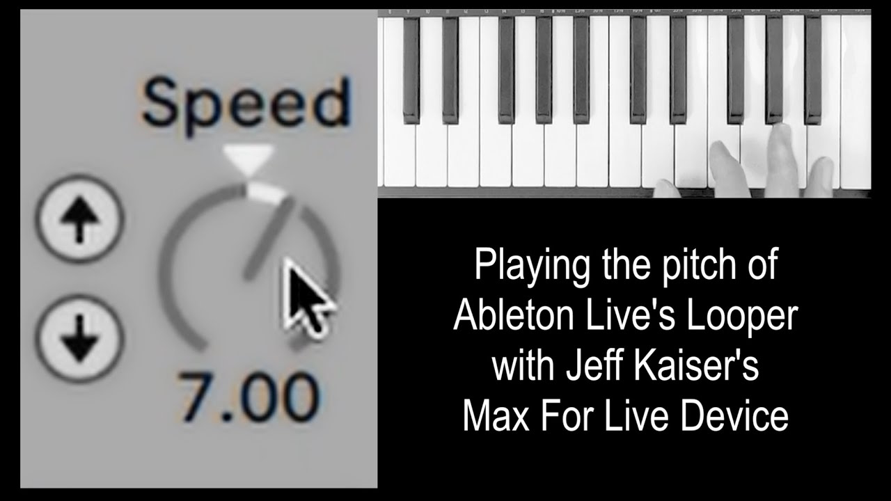 Playing the Pitch of Ableton Live's Looper with Jeff Kaiser's Max For Live Device