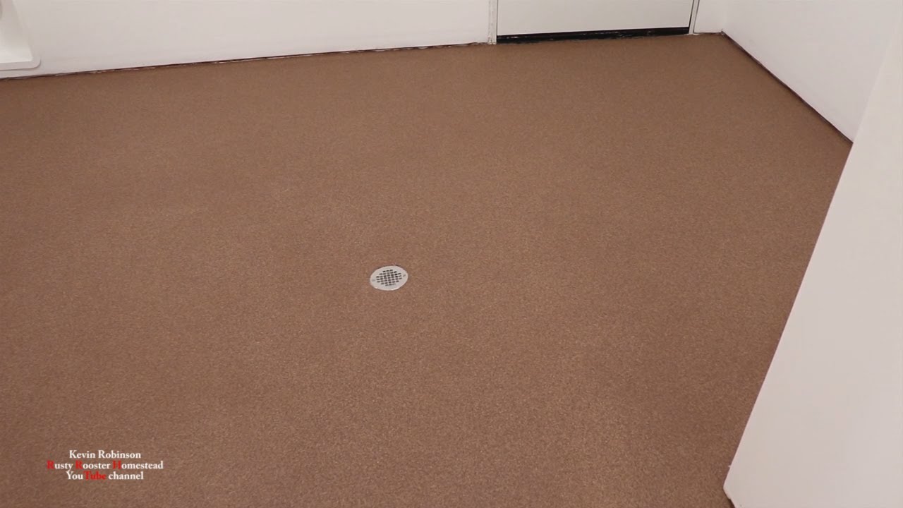 mini barndominium gets behr premium floor coatings granite grip