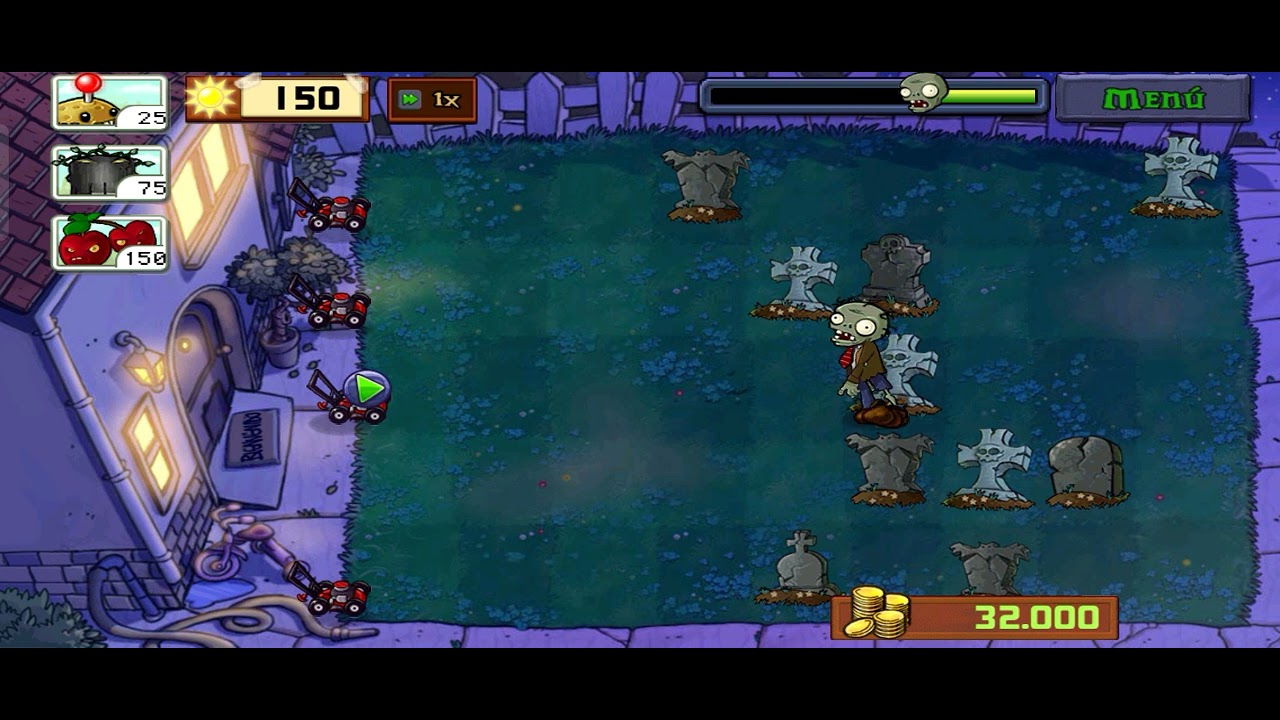 Jugando Pvz (mola mazo)