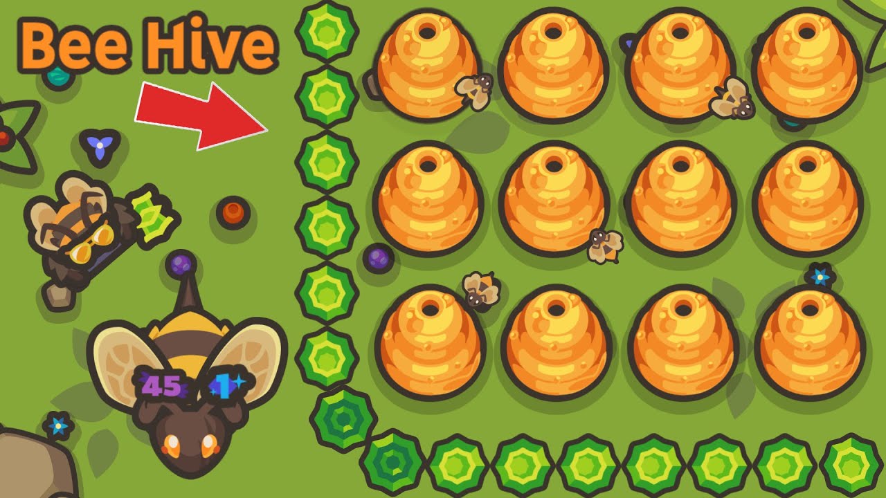 I Built A Bee Hive In Taming.io ( Lv. 45 Ob 1 Giant Bee)