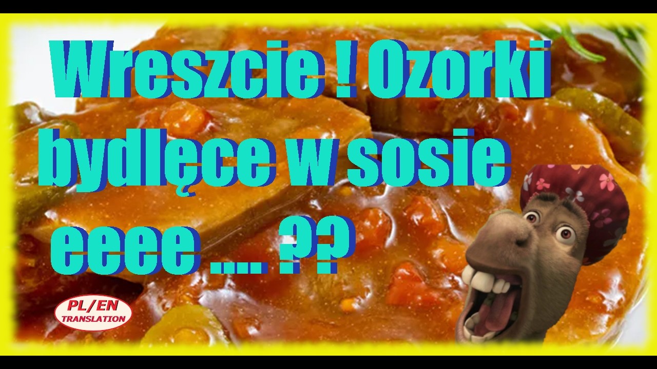 Wreszcie jest!! Będą jęzory krowięce po ......? No właśnie! W jakim smaku i czy po indonezyjsku?