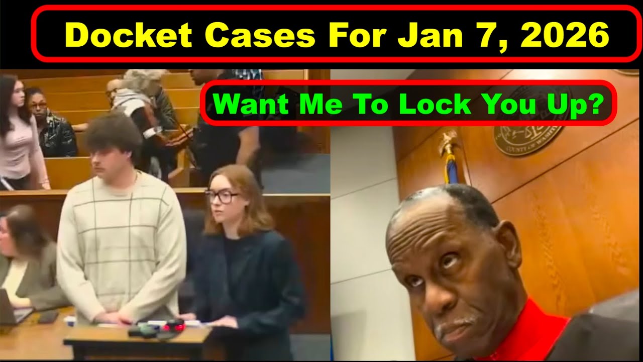 Judge Simpson Docket From Jan 7th, 2026  - Vikky's Court Watch