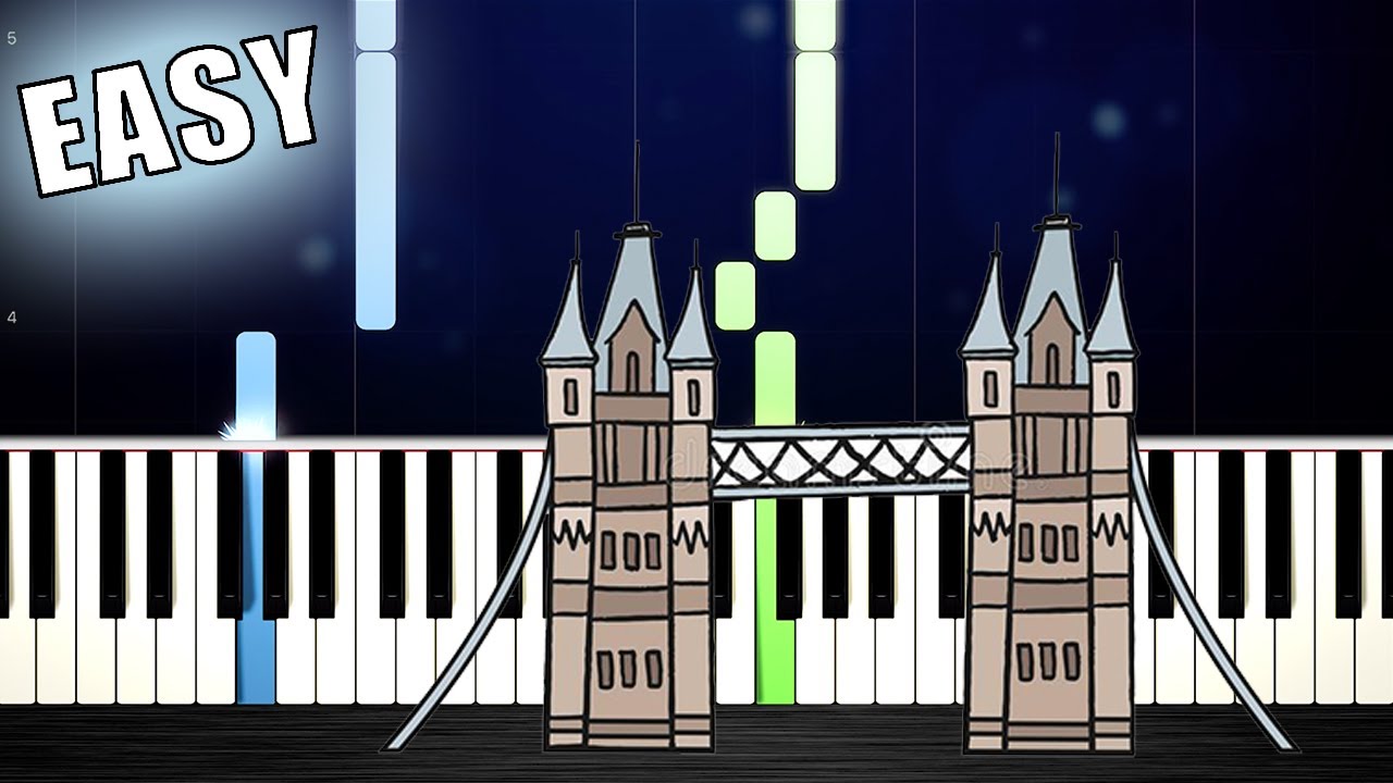 London Bridge Is Falling Down - EASY Piano Tutorial by PlutaX