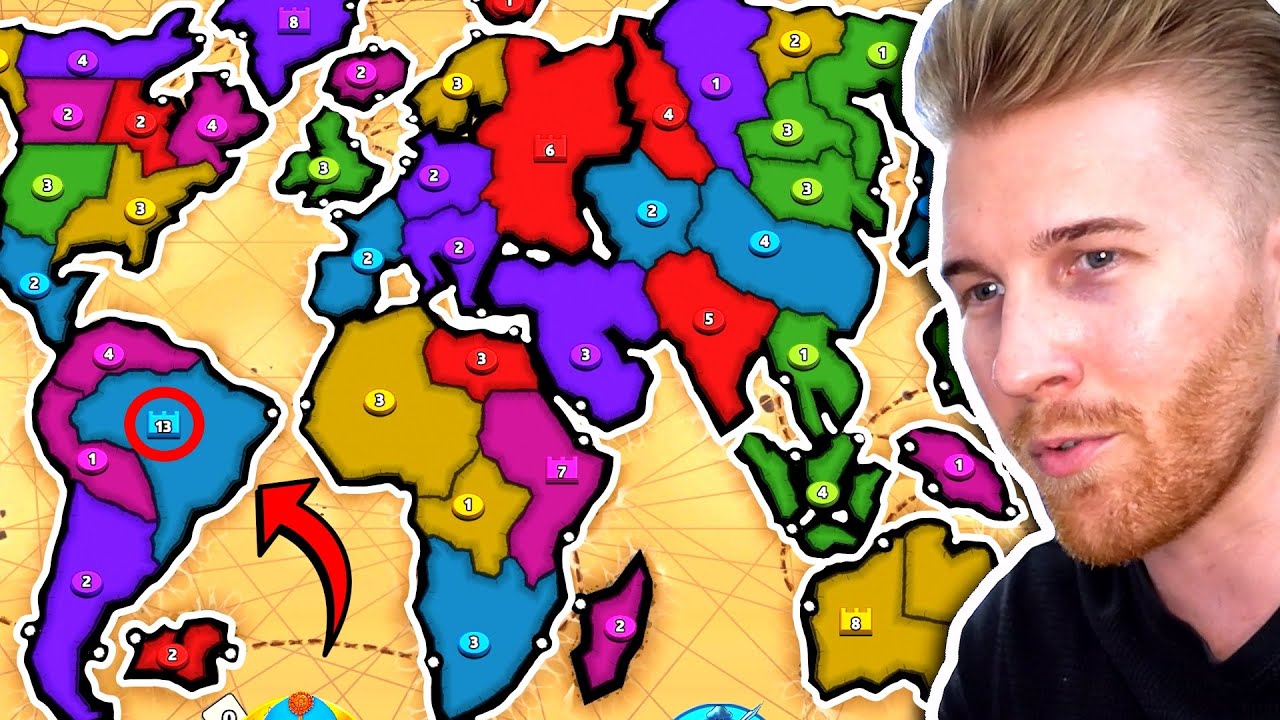 I made a huge MISTAKE by playing this multiplayer strategy game... (RISK)