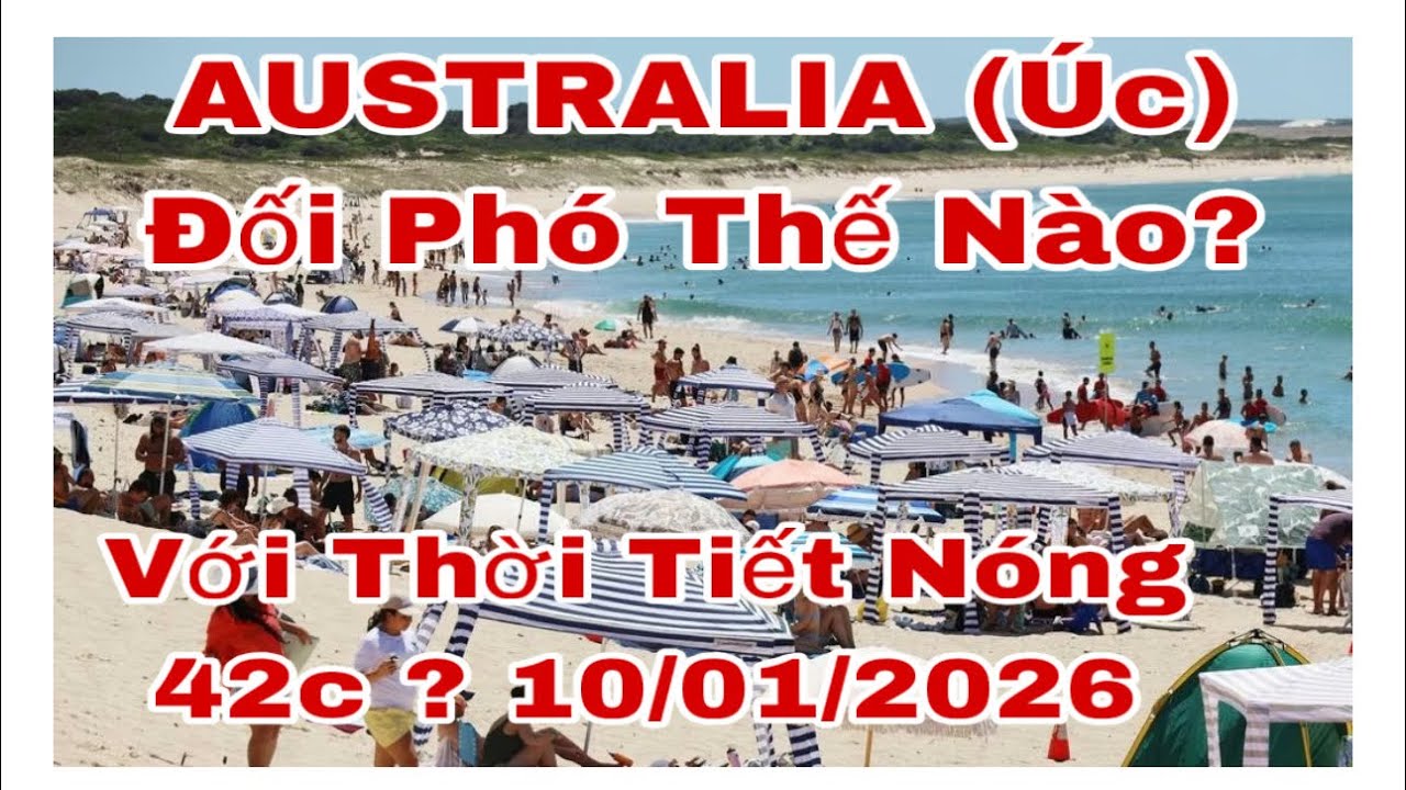 Thời Tiết Nắng Nóng Của Tiểu Bang NSW, Sydney Lên Đến 41-42 c, Những Bãi Biển Tràng Ngập Người.
