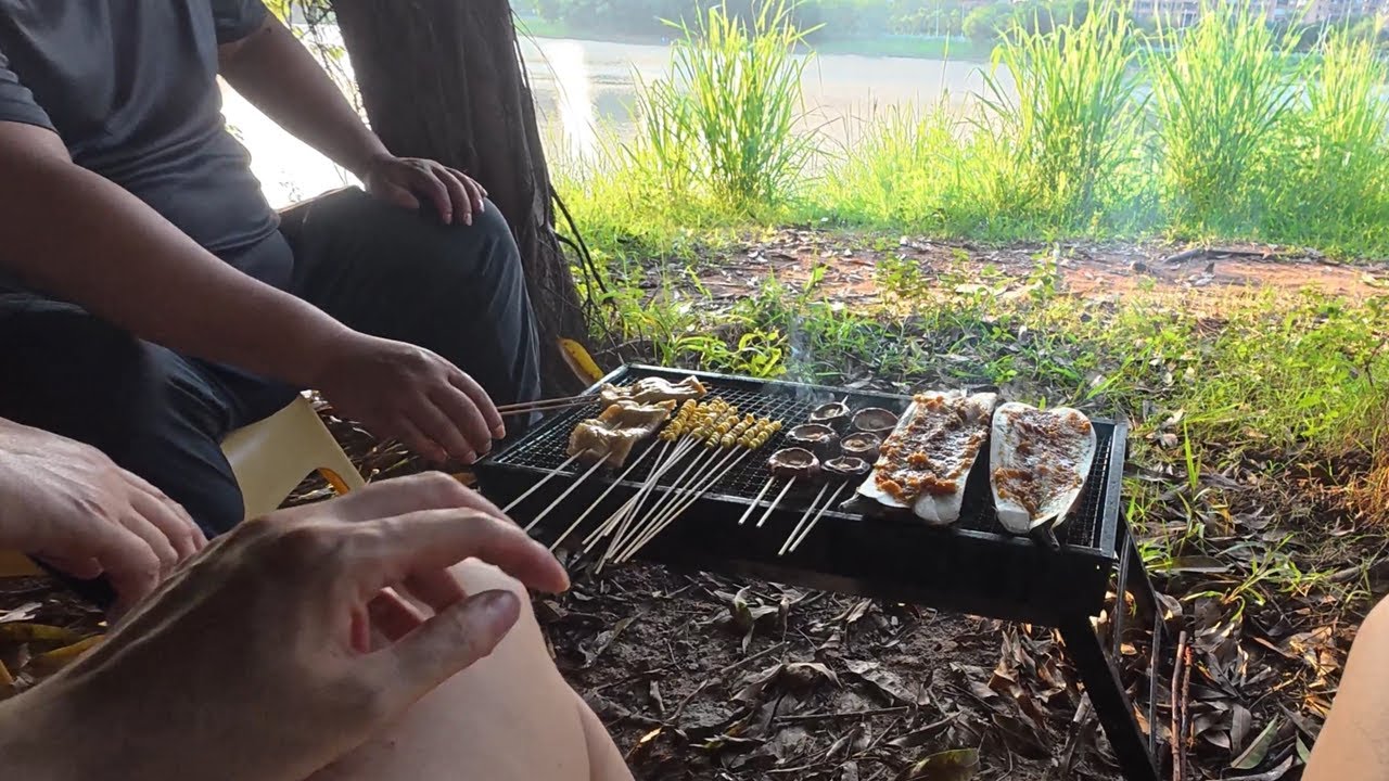 小长假约上朋友再次来到惠州马鞍镇牛牯岗烧烤、野炊、泡茶，欣赏河边美景享受闲暇时光