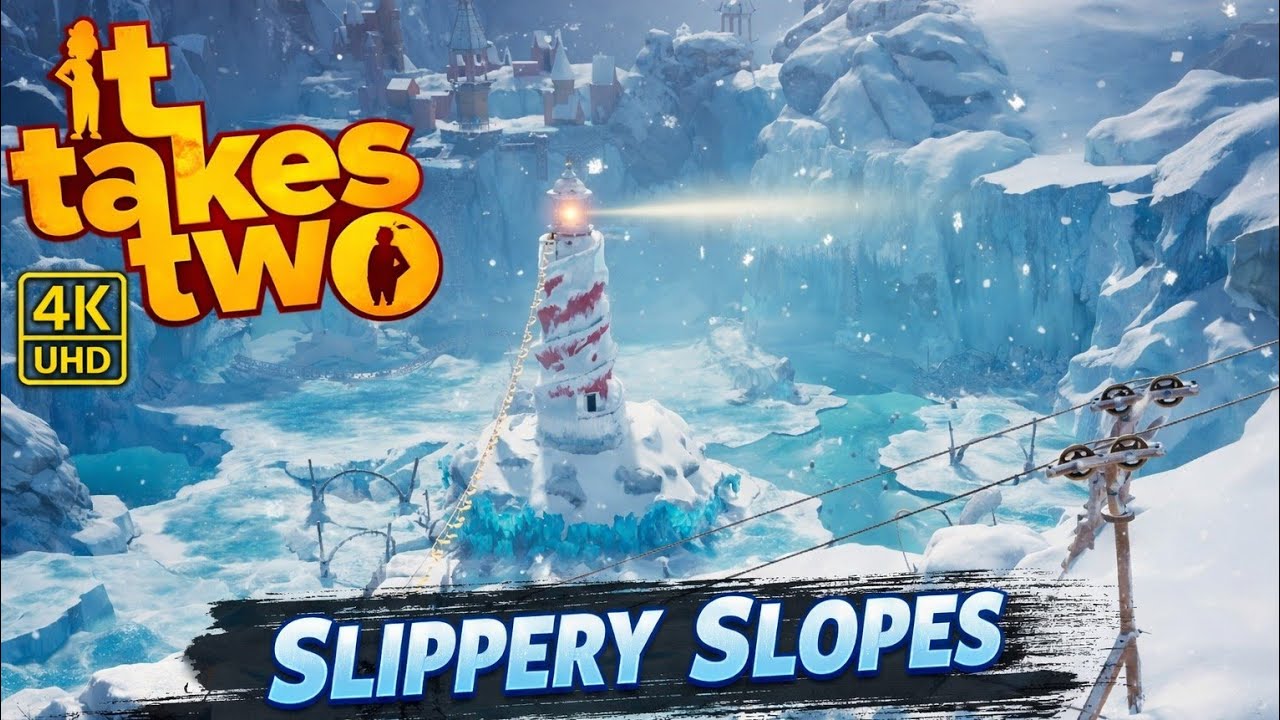 It Takes Two | Slippery Slopes ❄️ Snowy Village Gameplay