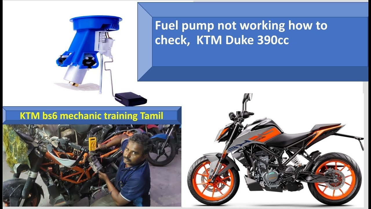 Ktm  duke  fuel pump not working how to check tamil ! Ktm duke bike not starting how to check