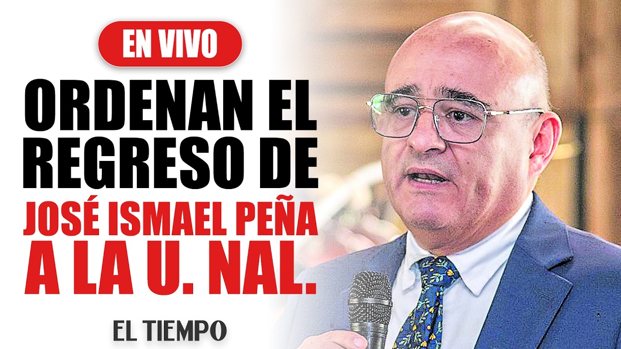 #EnVIVO: Juzgado ordena el regreso de José Ismael Peña a la rectoría de la Universidad Nacional