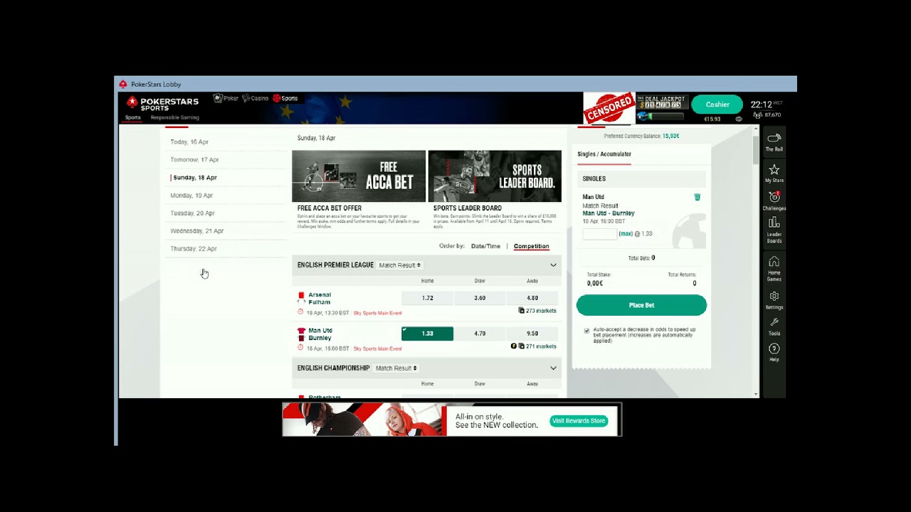 Betstar #8 (€15.93)