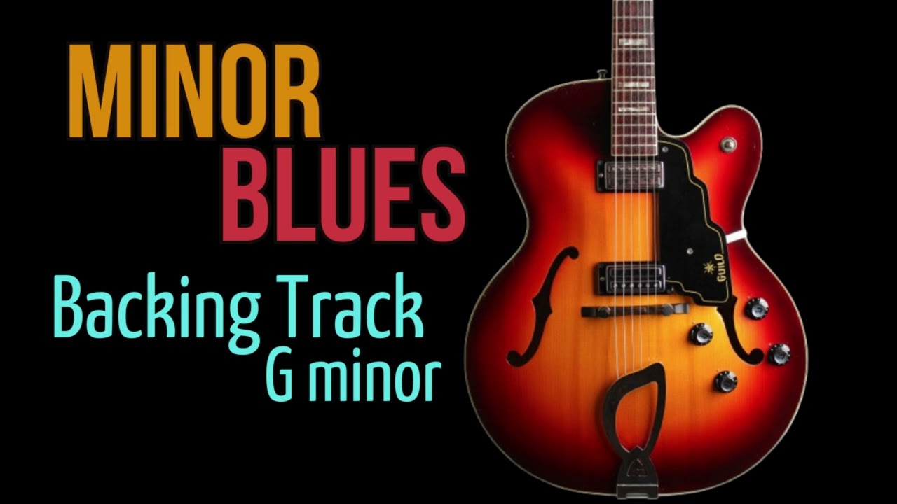 G Minor Blues BACKING TRACK JAM - 60 bpm