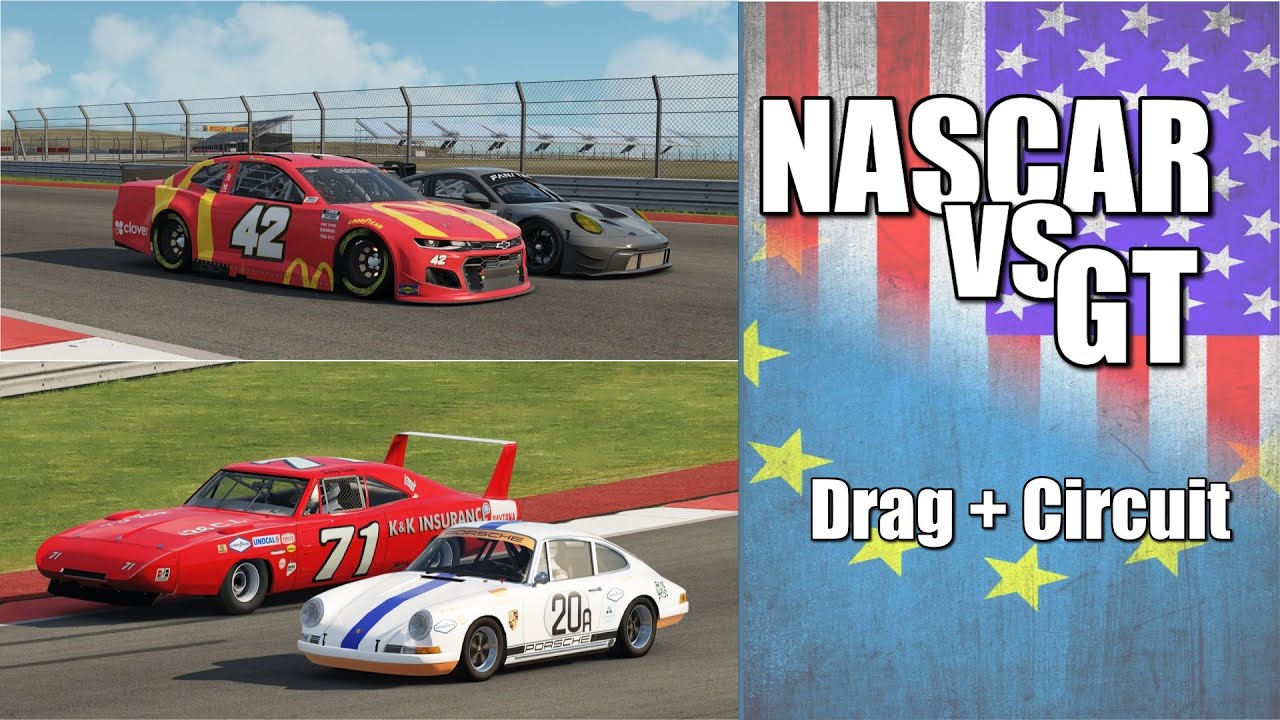 NASCAR vs GT Through Time | COTA and Dragstrip