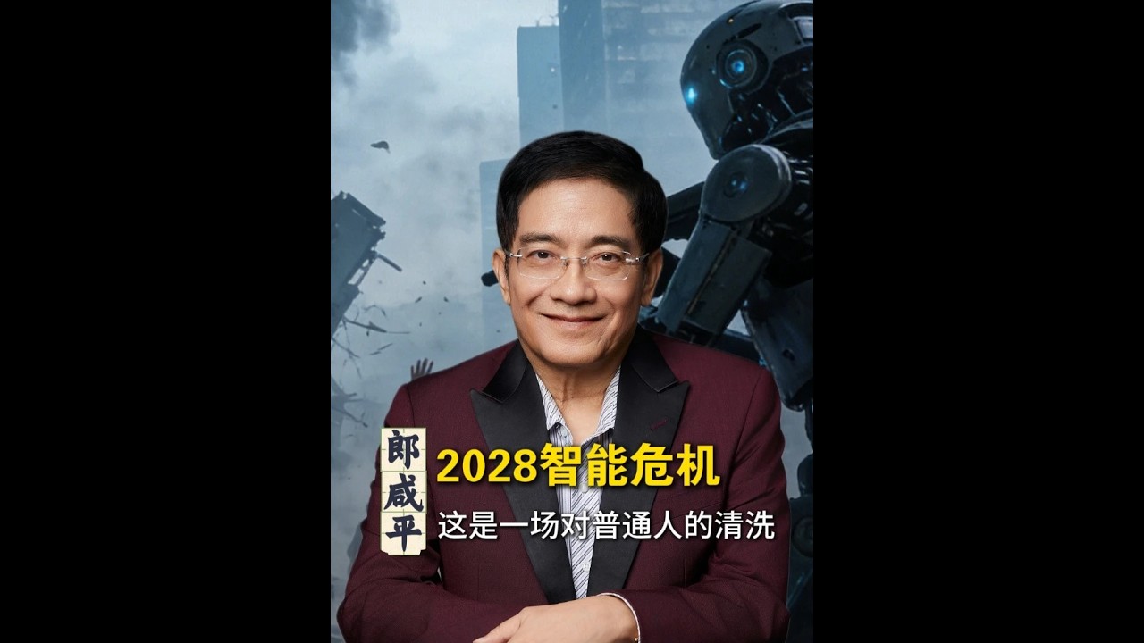 【郎咸平说】2028 智能危机，这是一场对普通人的清洗！