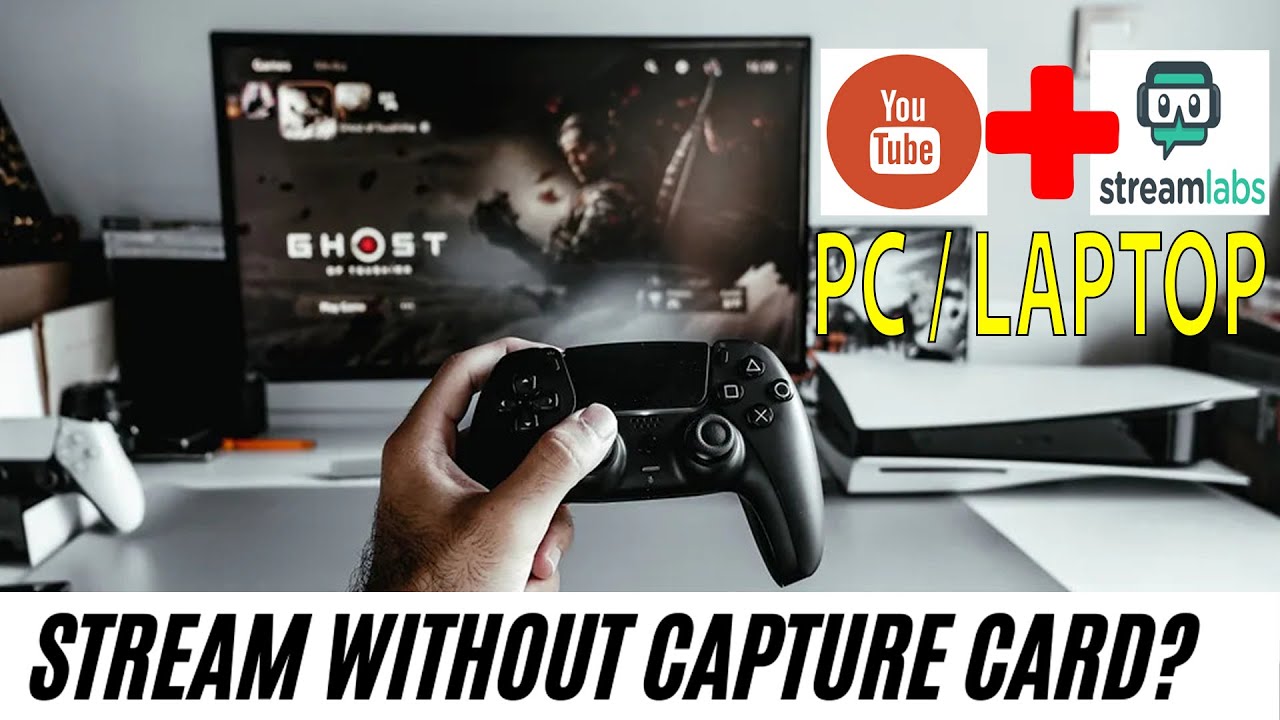 Customize & Professional Live Stream from Console (PS4/PS5) Without Capture Card from PC
