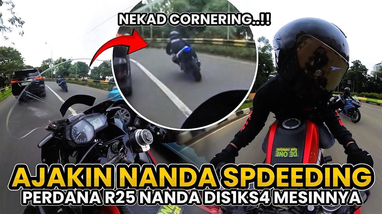Ajakin nanda speeding❗perdana motor nanda di betot 