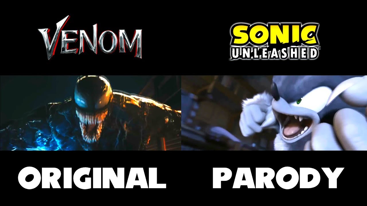 Venom Trailer #2 Side-By-Side w/ Sonic Unleashed The Movie TRAILER #3 (PARODY/FAN-MADE)