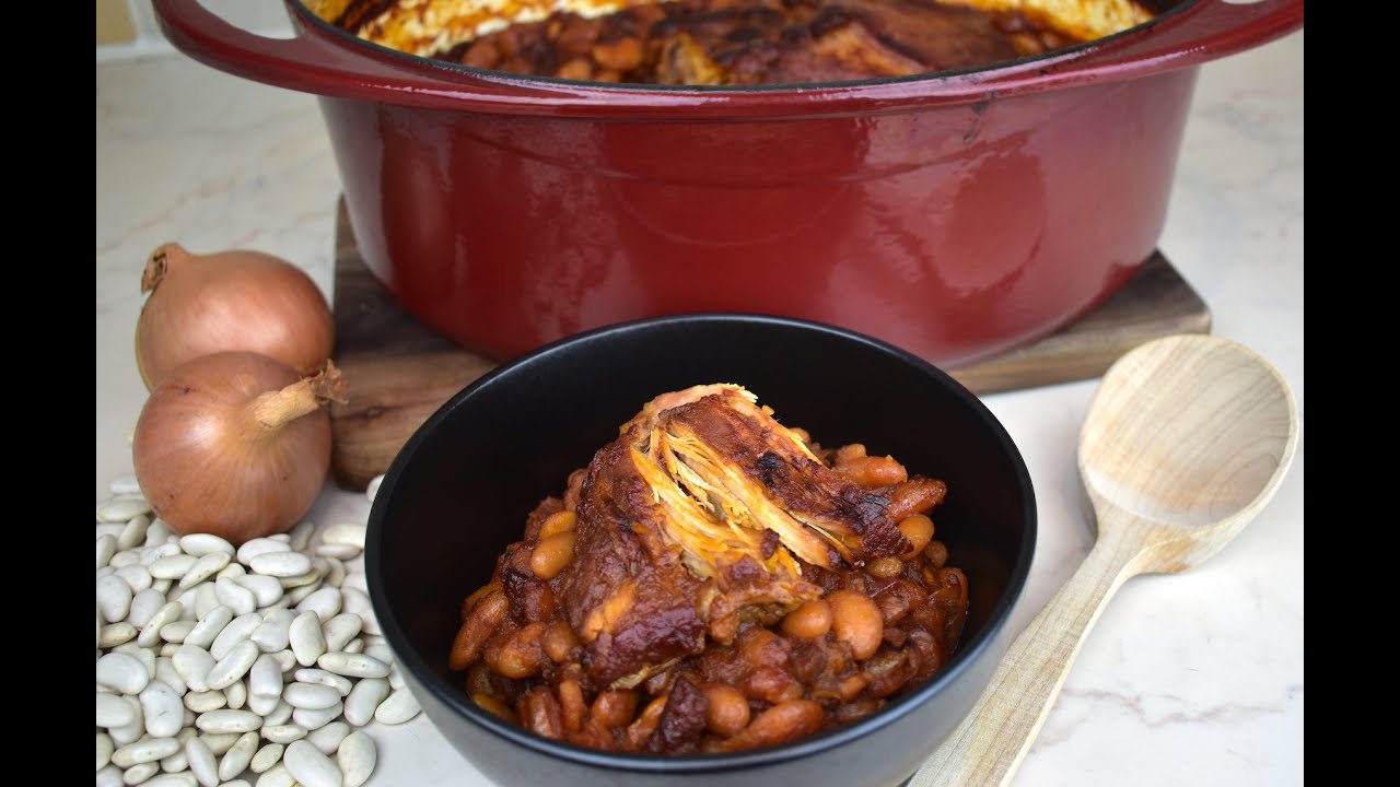 H&uacute;sos s&uuml;lt bab / Boston baked pork and beans - BIG Spoon