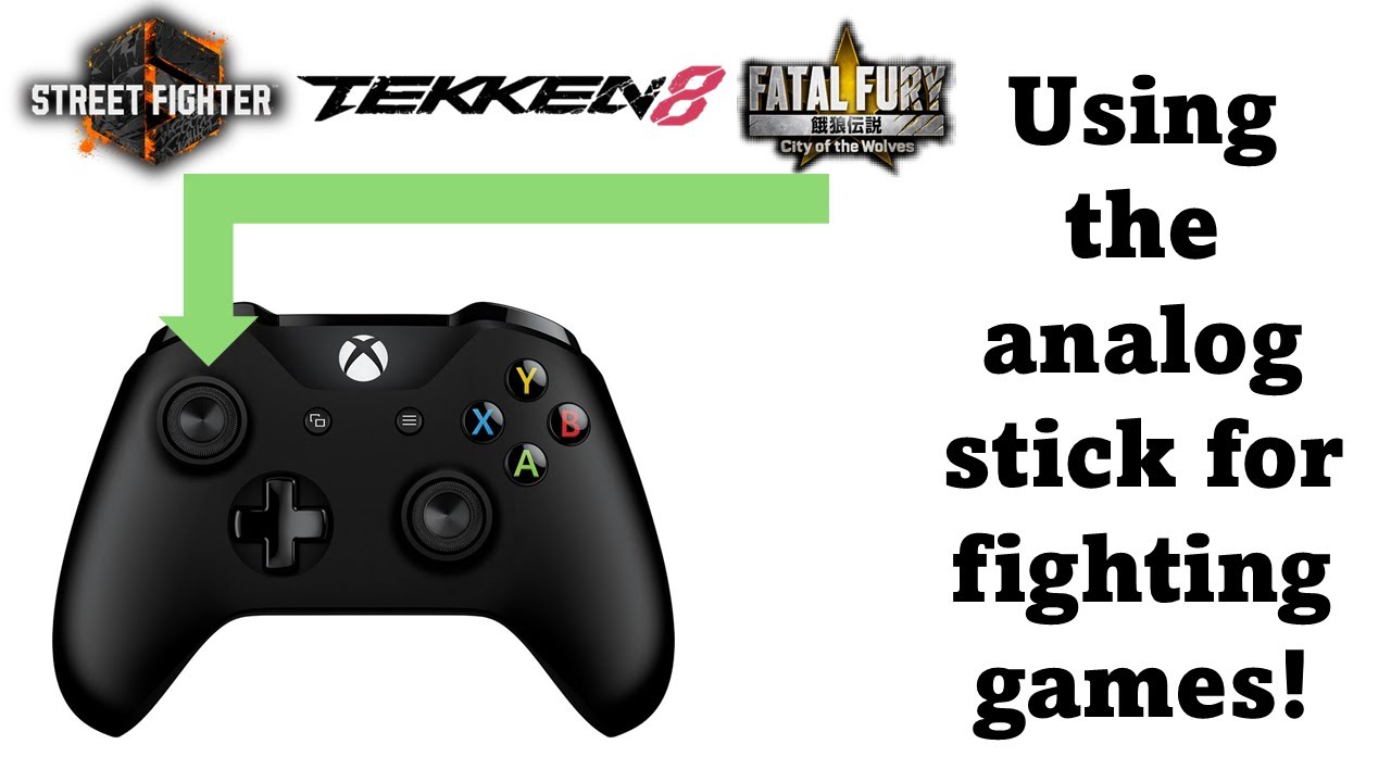 Ergonomic and Low Impact Way to Play Fighting Games (how to use the analog stick)