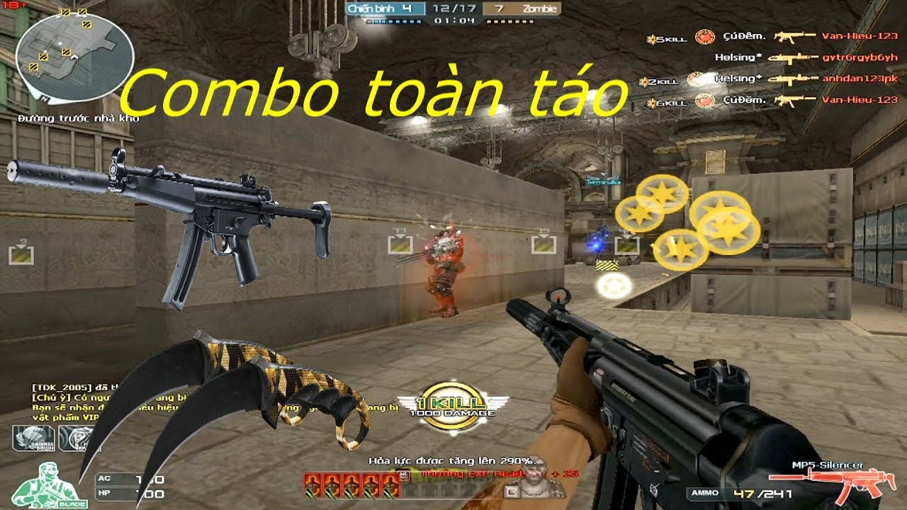 [ Bình Luận CF ] MP5-Silencer - Tiền Zombie v4