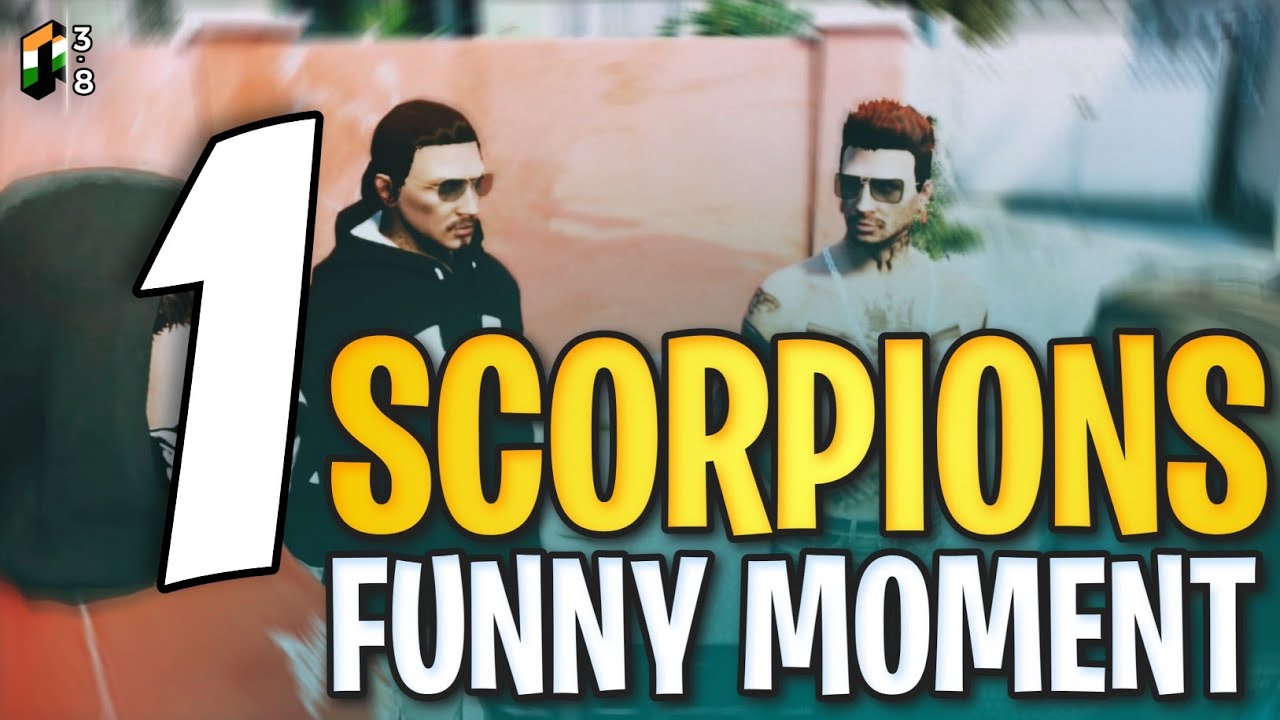 Scorpions Funny Moment 😂 | Part 1 | GTA5 Rp | #nopixelindia #scorpions 🦂