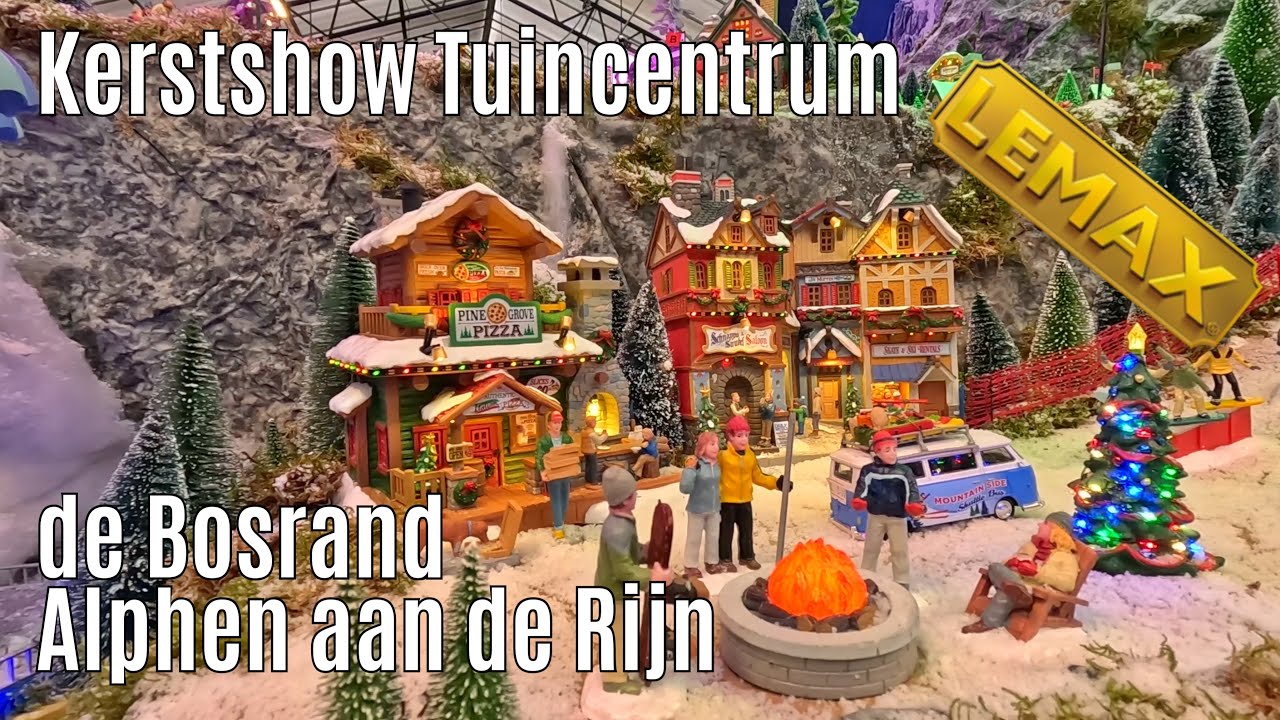 Lemax Kerstshow Tuincentrum de Bosrand Alphen aan de Rijn 2025 ⭐⭐⭐⭐⭐