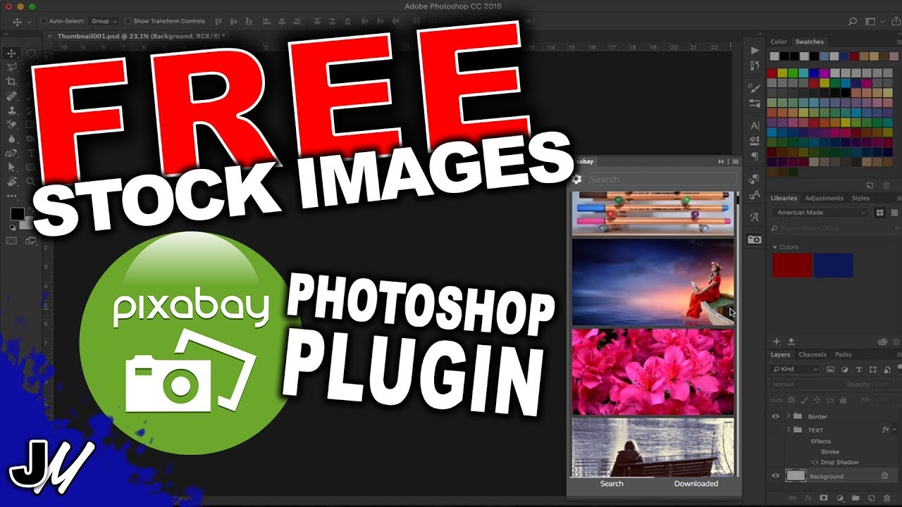 Pixabay Photoshop Plugin | Free Stock Images