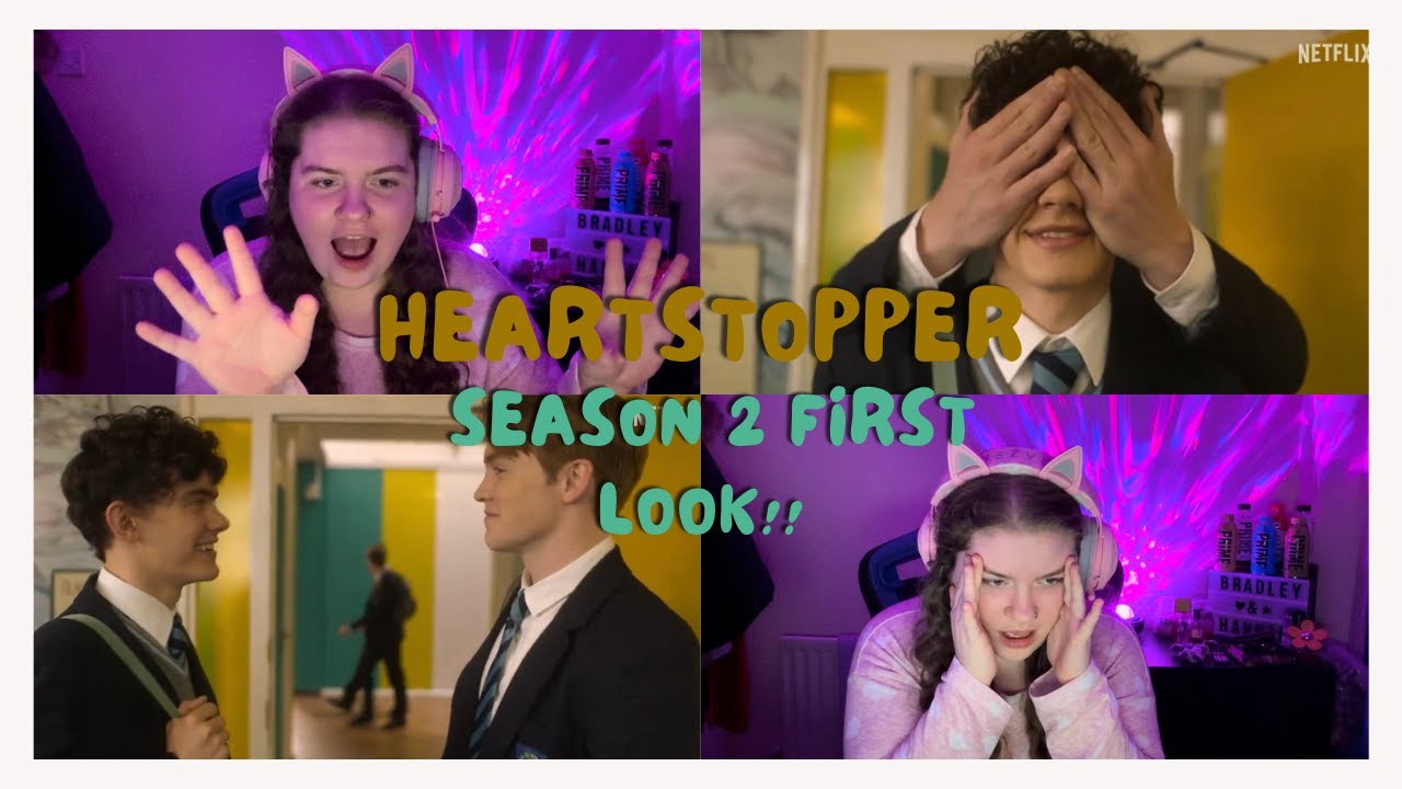REACTING TO THE FIRST LOOK OF HEARTSTOPPER SEASON 2!