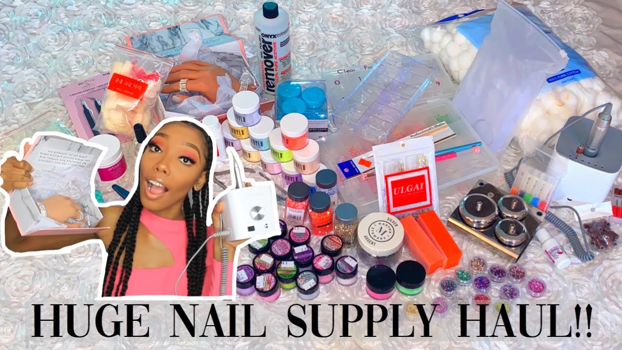 HUGE Nail Supply Haul!!!! | KRYLX| EP Beauty Supply|