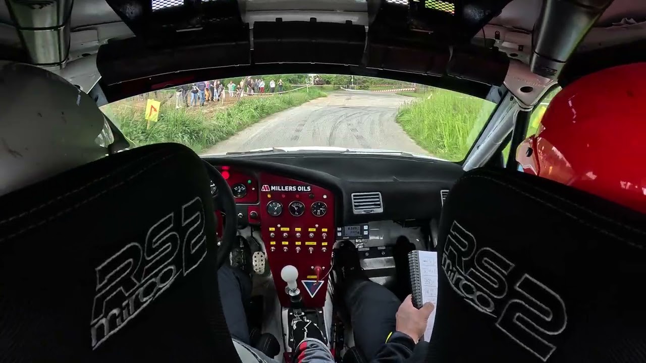 Majcher / Adamski, Subaru Legacy RS onboard, Rajd Nadwiślański 2025, OS 11 Kurów, Millers Oils HRSMP