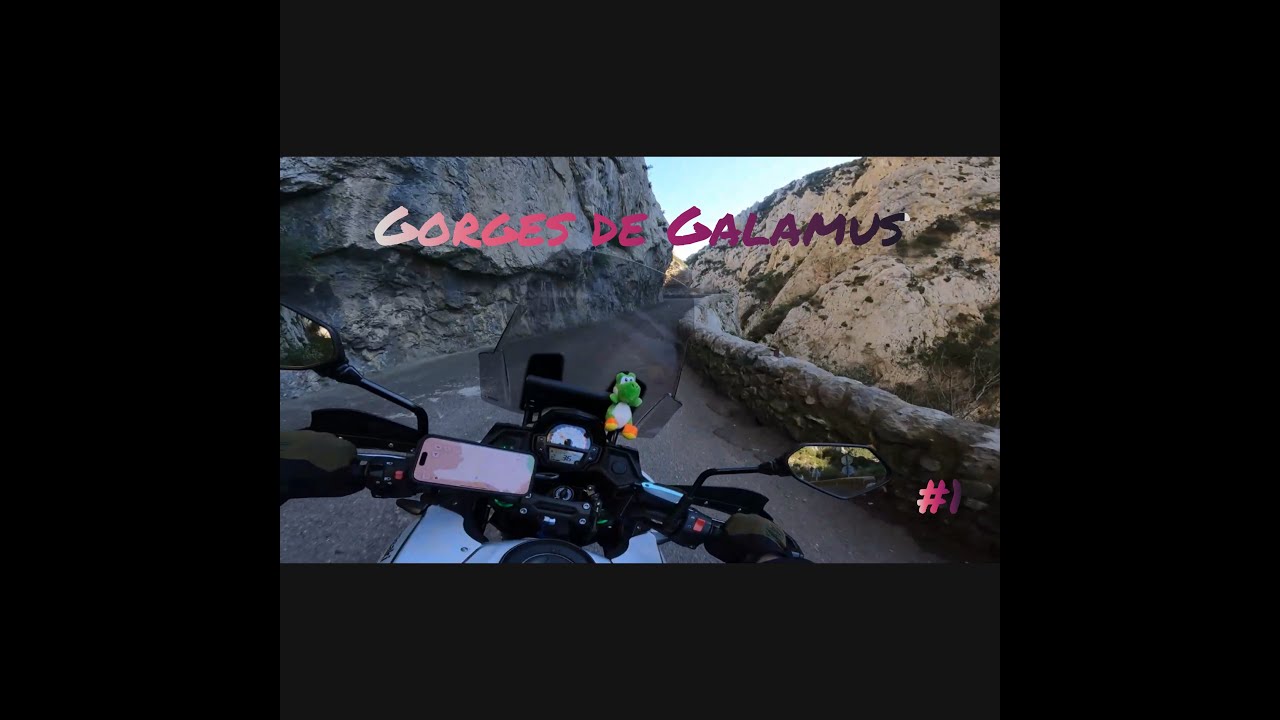 Première Vidéo Balade moto Pyrénées Orientales gorges de Galamus/ Aude Versys 650  #1