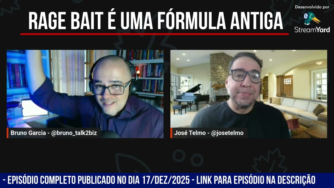 Rage bait é a versão digital de uma receita antiga para chamar a atenção #talk2biz #podcast