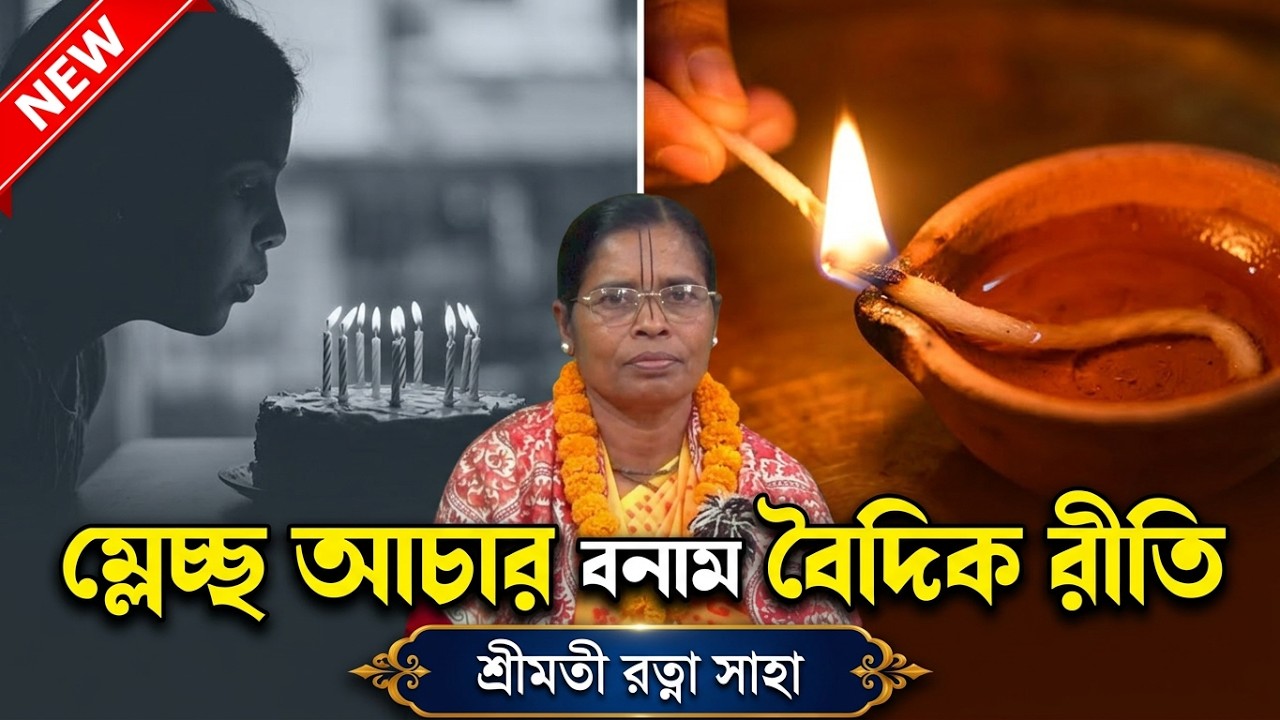 জন্মদিনে মোমবাতি নেভাতে নেই কেন? | ভাগবত পাঠ | শ্রীমতী রত্না সাহা #viral #bhagwatpath #anandaniketan