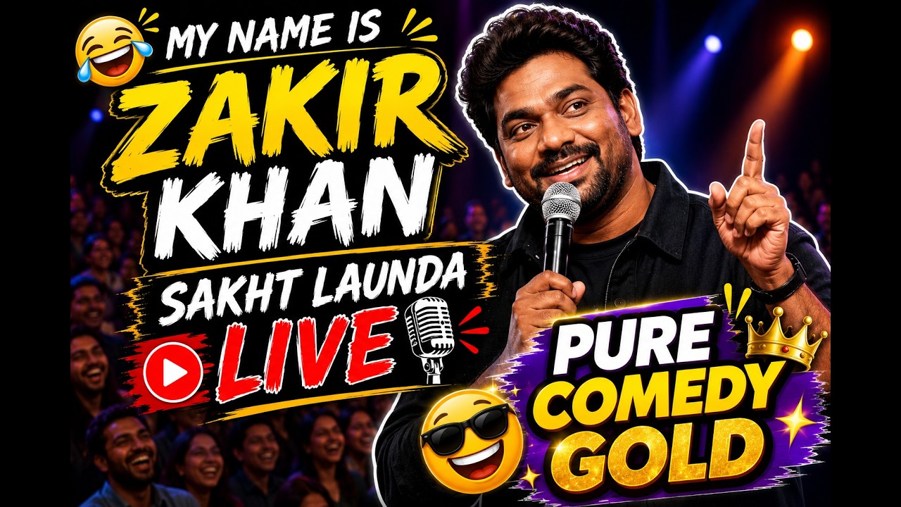 MY NAME IS ZAKIR KHAN - Zakir Khan, Stand up Comedian, at Jashne Rekhta(Best Part is the End)