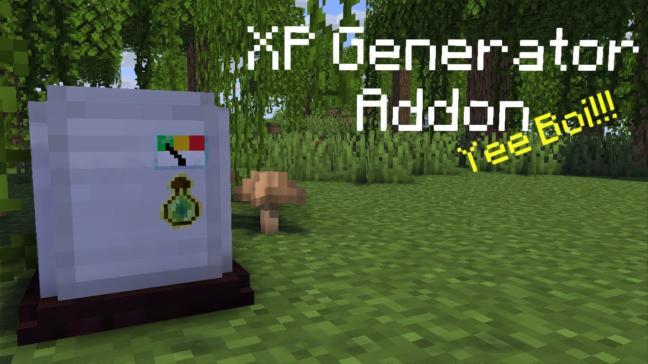 XP Generator Addon || Minecraft Pocket Edition