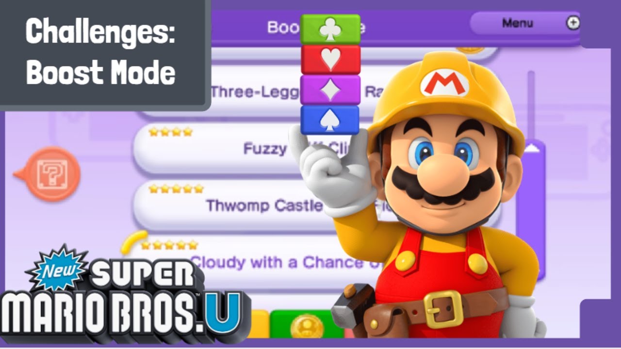Teamwork TRIALS! - New Super Mario Bros. U Boost Mode Challenges (Gold Medal Guide) Part 5 Ft.KitKat