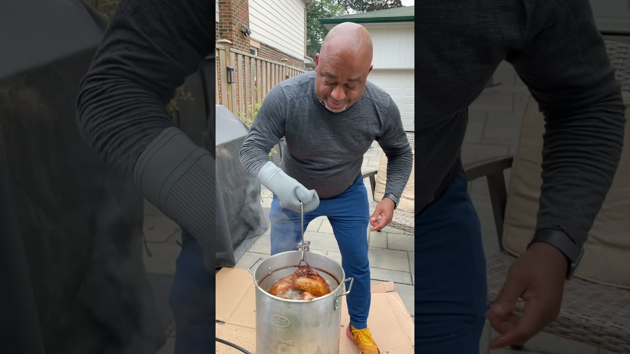 How to make Deep Fried Turkey safely #cookingwithnino #deepfriedturkey