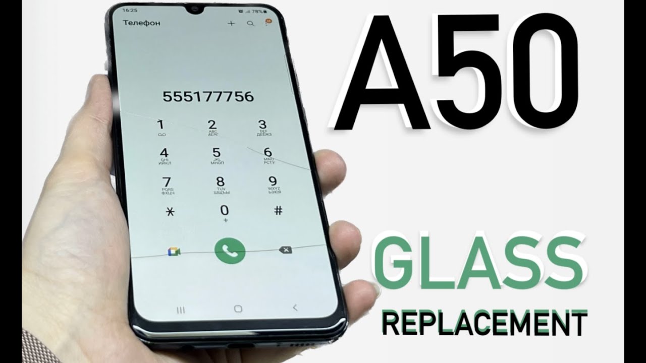 Samsung A50 cracked Screen Fix and restore| it is same A30،A31،A40،...