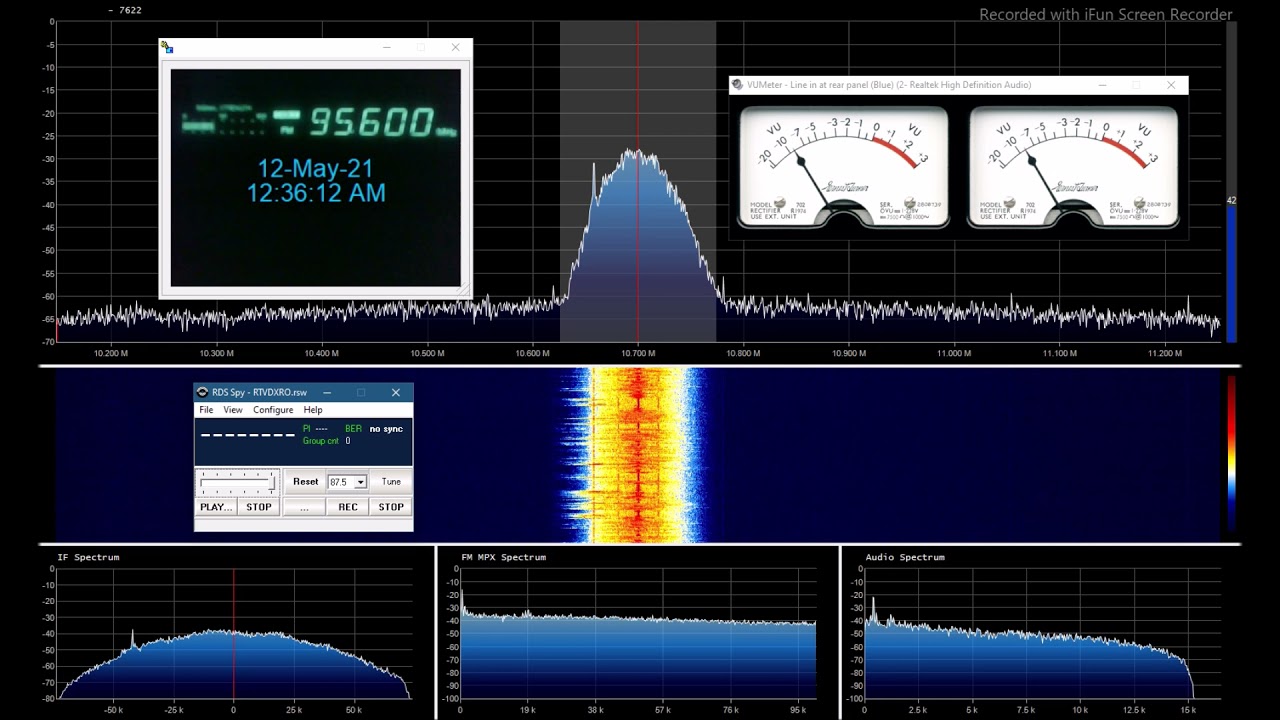 FM DX TRT Radyo 1 95 6 MHz Istanbul daily in Bucharest
