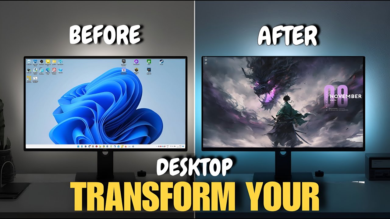 Transform Your Boring Wallpaper into a Professional Setup (Quick and Easy)