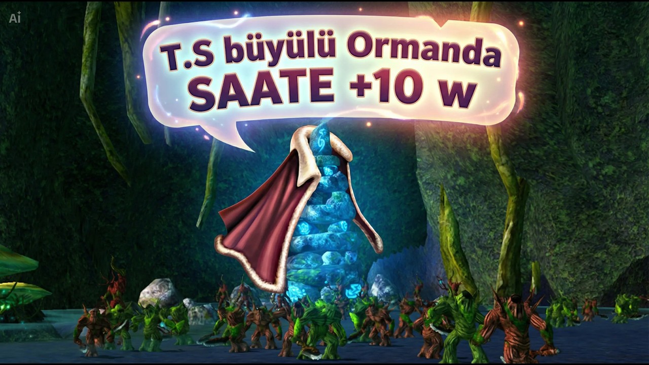 T.S UYANIŞ BÜYÜ ORMAN (EN KOLAY CESARET PELERİNİ KASMA ) + 130 K DAMAGE  #metin2 #metin2tr