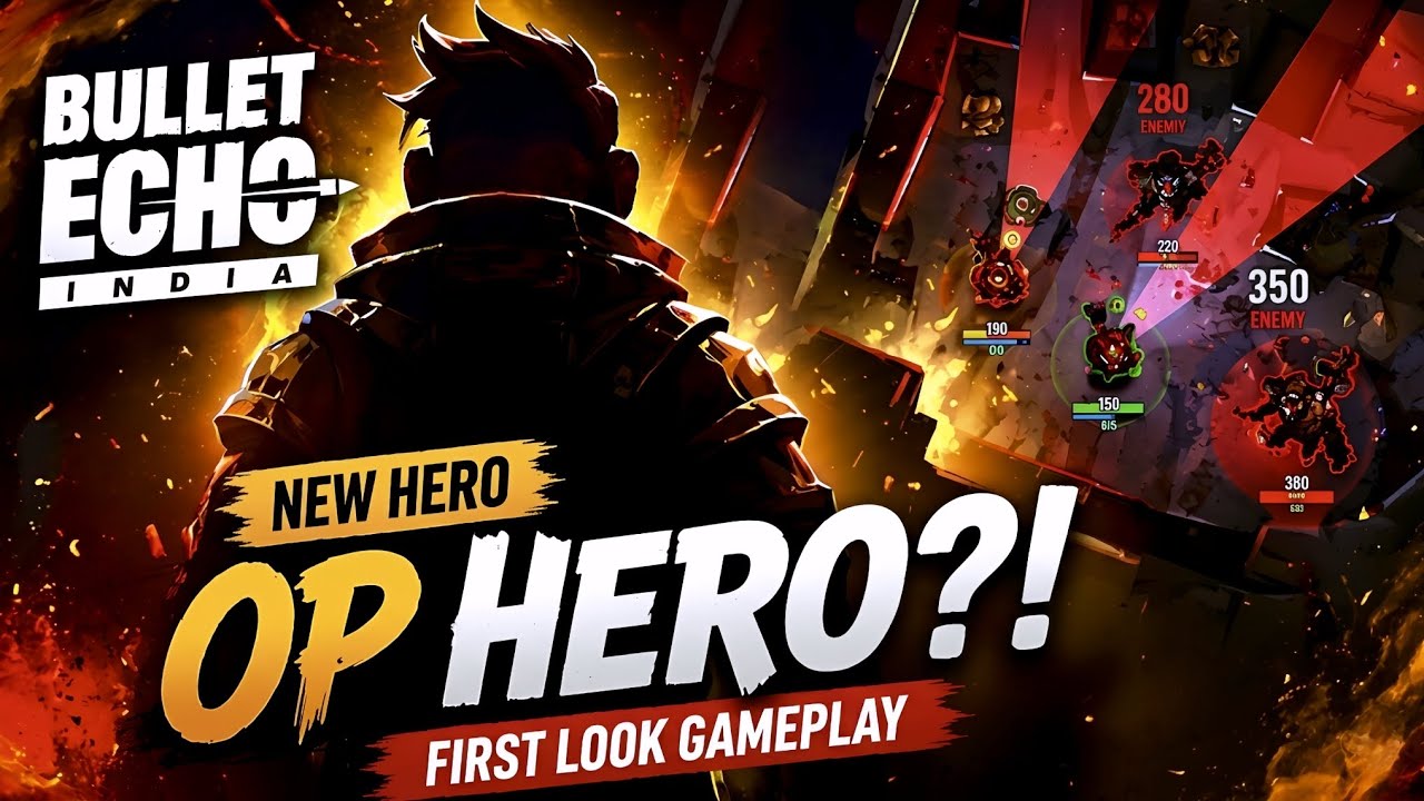 The NEW HERO is finally here 😱🔥 | Bullet Echo New Hero Gameplay (First Look & Showcase)